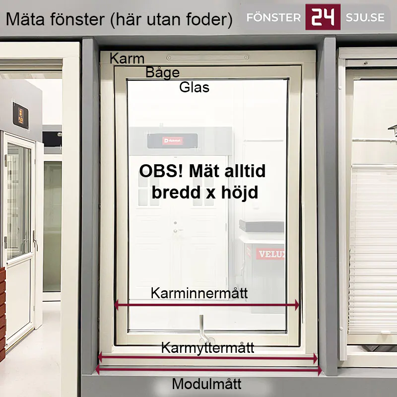 Mäta Fönster Mäta Fönster